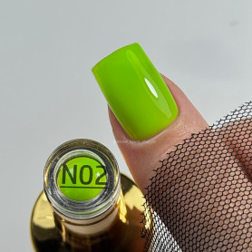 02 Neon - UV Nagellack ohne Hema 8ml MAKEAR 2