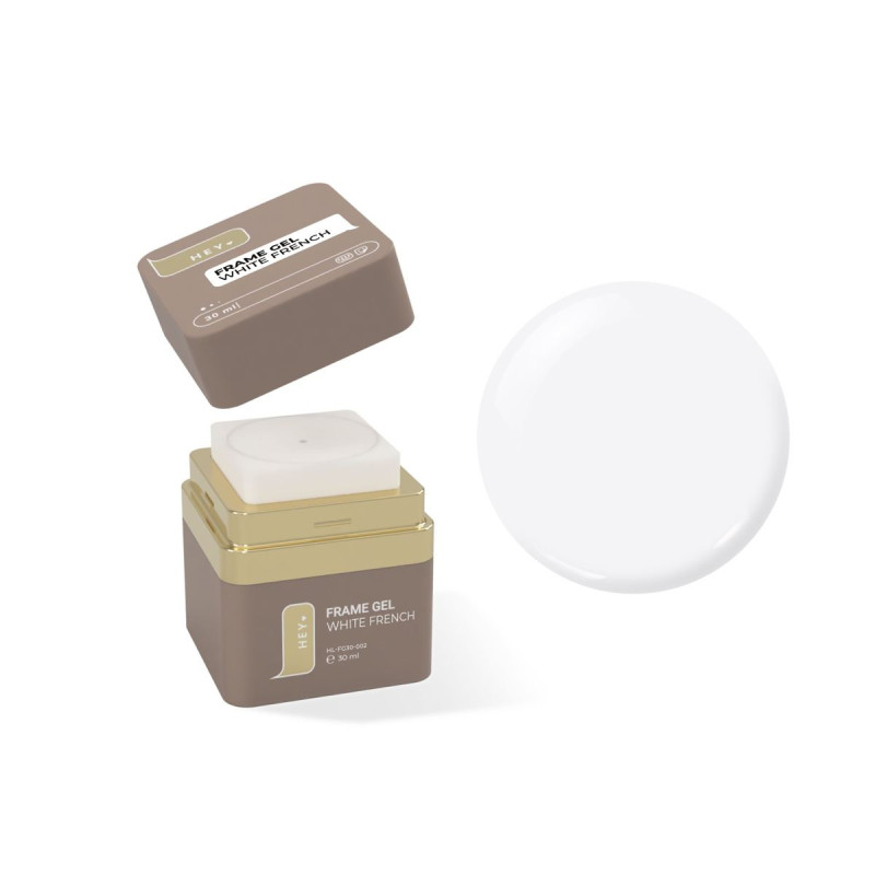 White French - Frame Gel NO FILE 30ml HEYLOVE