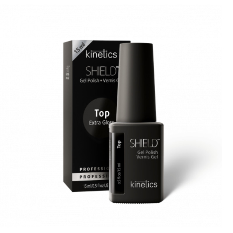 CLEAR -  EXTRA GLOSS Top Coat 15ml KINETICS