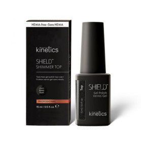 932 SILVER DUST - SHIMMER Top Coat OHNE HEMA 15ml KINETICS 2