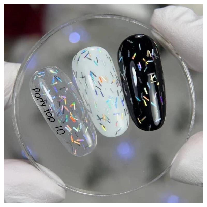 10 PARTY TOP - Top Coat (No Wipe) 10ml NAILS OF THE DAY-NAILS OF THE DAY-Double Beauty Shop