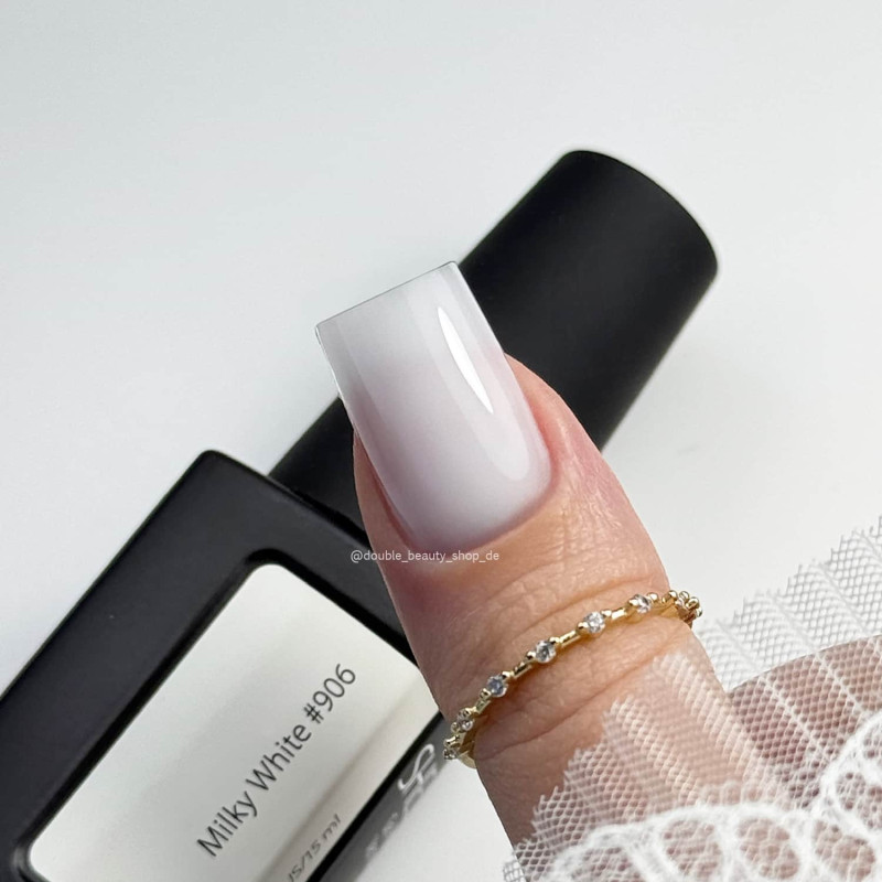 906 MILKY WHITE - Ceramic Base Coat OHNE HEMA 15ml KINETICS