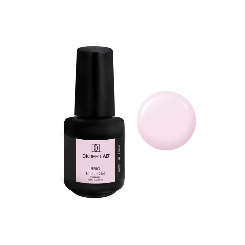 PINK MASK - BUILDER BOTTLE GEL BBIO (OHNE HEMA) 15 ml Didier Lab-GEL IN THE BOTTLE-Double Beauty Shop