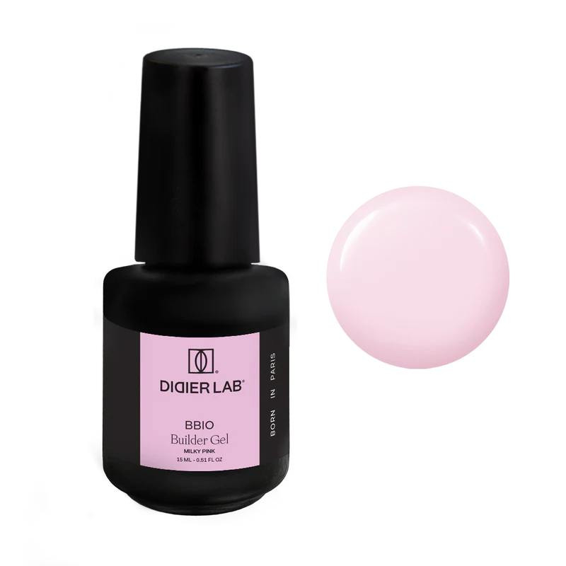 MILKY PINK - BUILDER BOTTLE GEL BBIO (OHNE HEMA) 15 ml Didier Lab