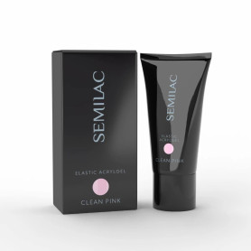 CLEAN PINK - ELASTIC ACRYLGEL (Double Flex) 30 g Semilac 2