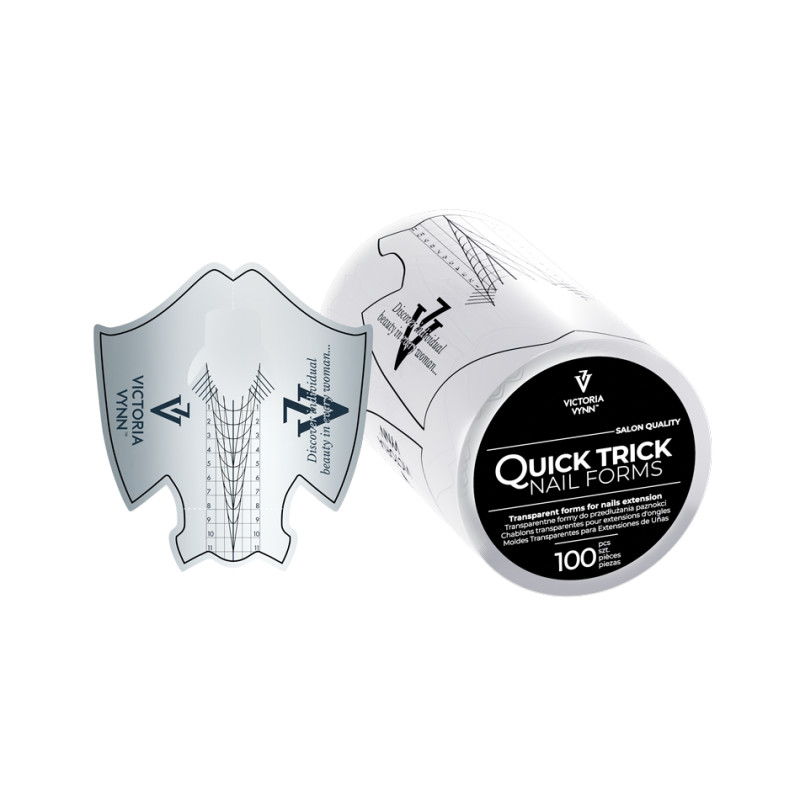 QUICK TRICK - CLEAR Schablonen 100 Stk VICTORIA VYNN