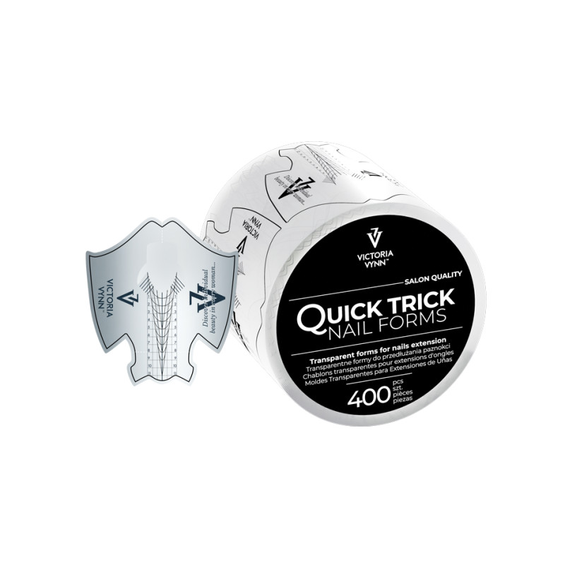 QUICK TRICK - CLEAR Schablonen 400 Stk VICTORIA VYNN