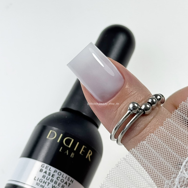LIGHT WHITE - RUBBER BASE COAT 10 ml DIDIER LAB
