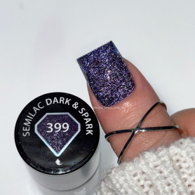 399 Dark & Spark - UV Nagellack 7ml Semilac 2