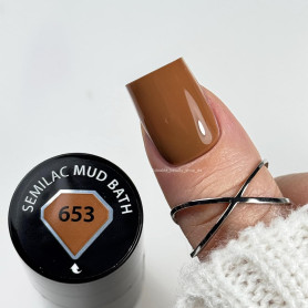 653 Mud Bath - UV Nagellack 7ml Semilac 2
