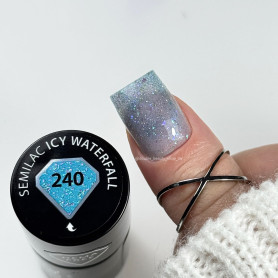 240 Icy Waterfall - UV Nagellack 7ml Semilac 2
