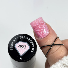 491 Strawberry Ice - UV Nagellack 7ml Semilac 2