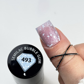 493 Bubble Gum - UV Nagellack 7ml Semilac 2