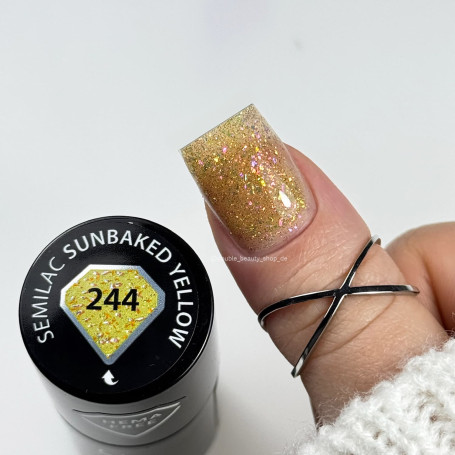 244 Sunbaked Yellow - UV Nagellack 7ml Semilac