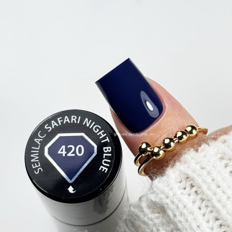 420 SAFARI NIGHT BLUE UV Nagellack 7ml Semilac