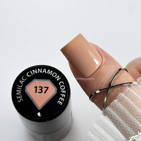 137 Cinnamon Coffee - UV Nagellack Semilac 7ml 2
