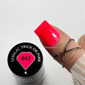 442 Trick or Pink - UV Nagellack Dunkeln leuchten 7ml... 2