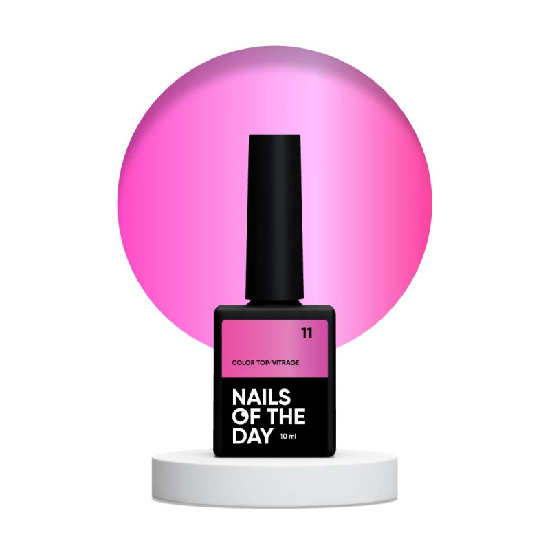 11 Vitrage Top - Top Coat (No Wipe) 10ml NAILS OF THE DAY-NAILS OF THE DAY-Double Beauty Shop