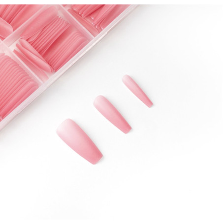 BALERINA PINK - EASY GEL TIPS (soft gel tips) 360stk ECLAIR