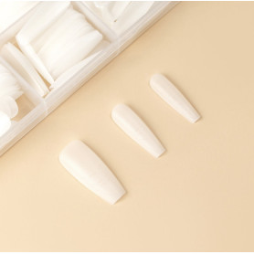 BALERINA WHITE - EASY GEL TIPS (soft gel tips) 360stk ECLAIR 2