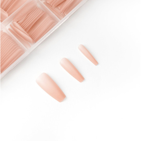 BALERINA NUDE - EASY GEL TIPS (soft gel tips) 360stk ECLAIR