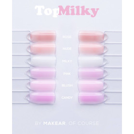 Milky Rose - Top Coat (No Wipe) OHNE HEMA 8ml MAKEAR 2
