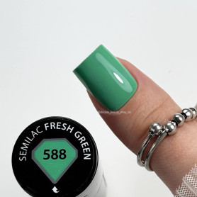 588 Fresh Green - UV Nagellack 7ml Semilac 2