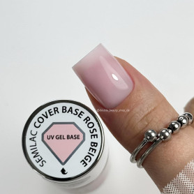 Rose Beige - Skin Tone Cover Base Coat 7ml Semilac 2