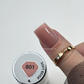 801 SOFT BEIGE - Smart Builder Base Coat 8in1 7ml Semilac 2