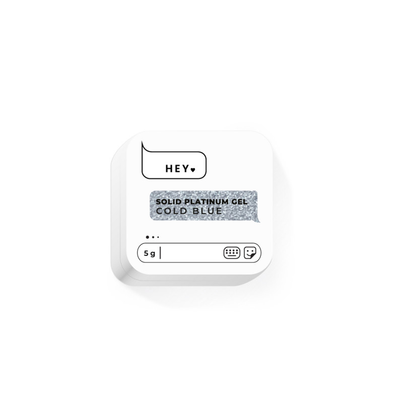 COLD BLUE - Solid Platinum Art Gel 5g HEYLOVE-HEYLOVE-Double Beauty Shop