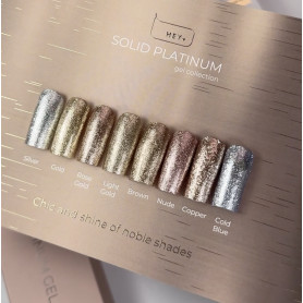 LIGHT GOLD - Solid Platinum Art Gel 5g HEYLOVE 2