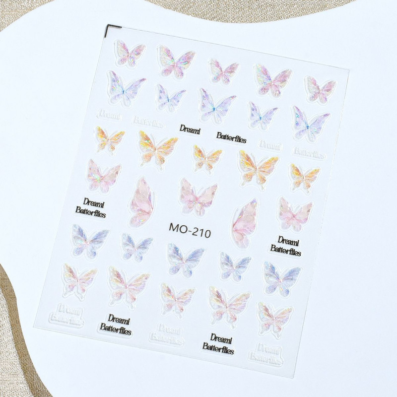 Aufkleber 3d Butterflies Nailart-SLIDERS/WRAPS-Double Beauty Shop