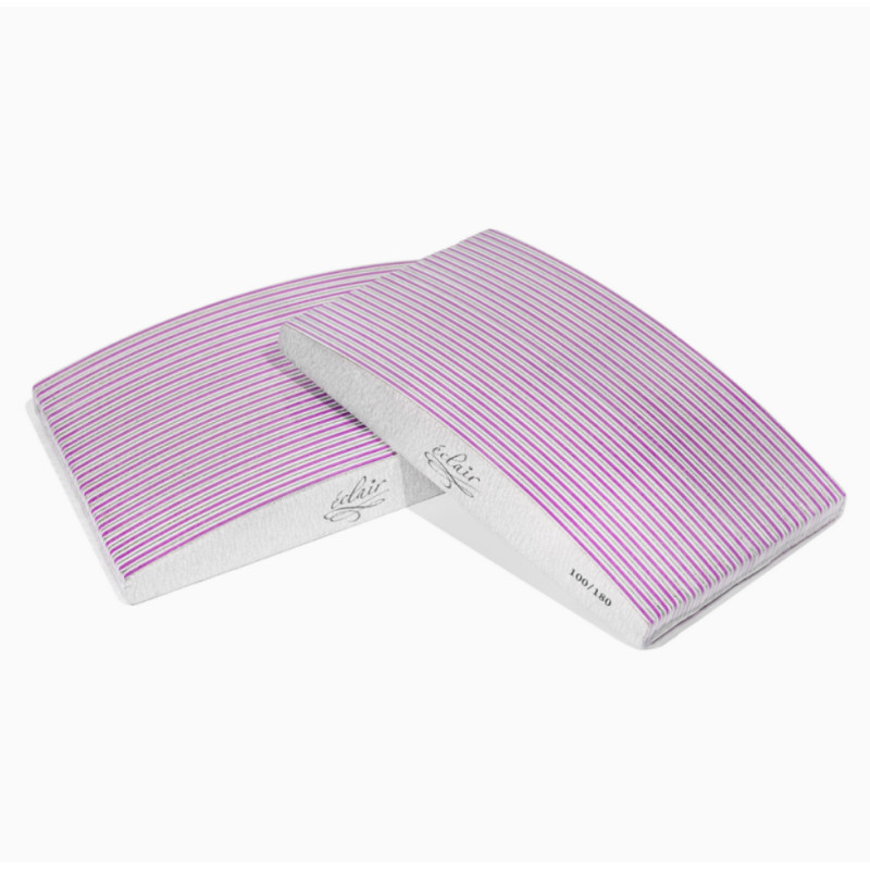 100/180 FEILE ZEBRA 50 stück ECLAIR-Feilen und Buffer-Double Beauty Shop
