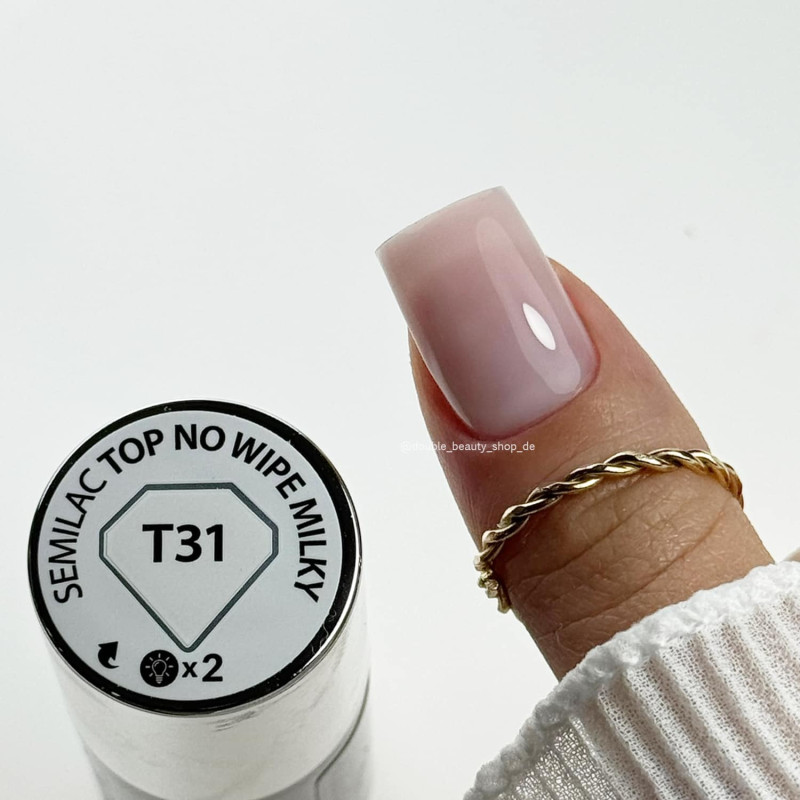 Milky T31 - Top Coat (Top no wipe) 7ml SEMILAC