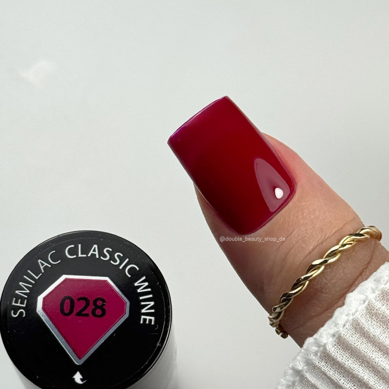 028 Classic Wine - UV Nagellack 7 ml Semilac