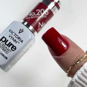 206 Red Battlement — Gel polish Pure Creamy 8ml VICTORIA...