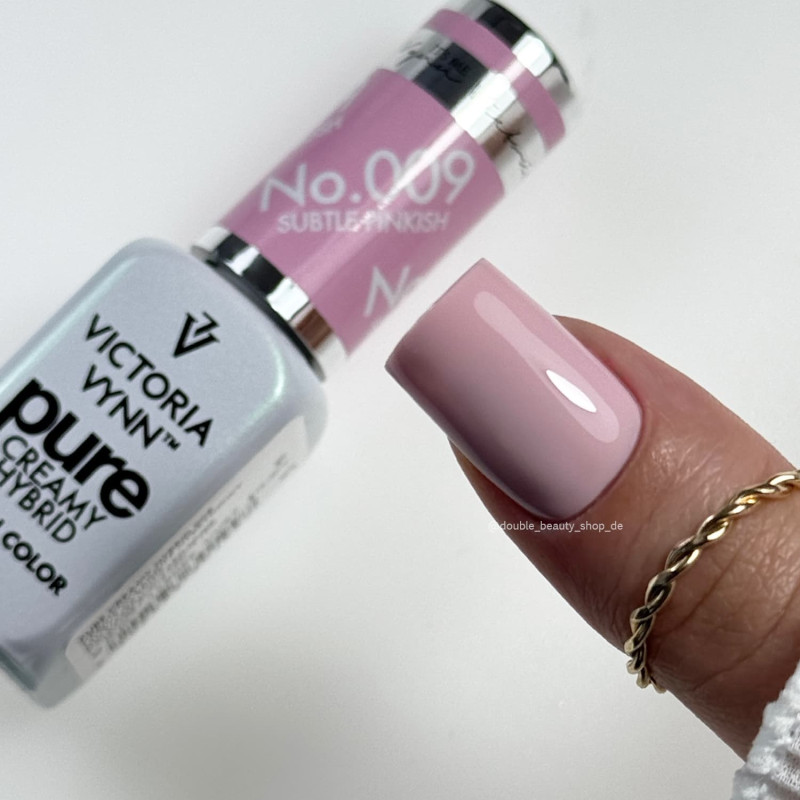 009 Subtle Pinkish — Gel polish Pure Creamy 8ml VICTORIA VYNN-Online-Shop-Double Beauty Shop
