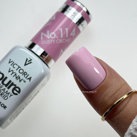 114 Dusty Orchid — Gel polish Pure Creamy 8ml VICTORIA VYNN