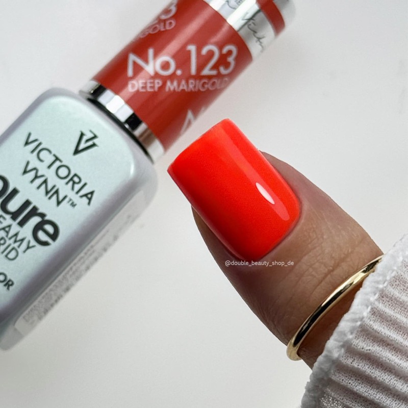 123 Deep Marigoldn — Gel polish Pure Creamy 8ml VICTORIA VYNN
