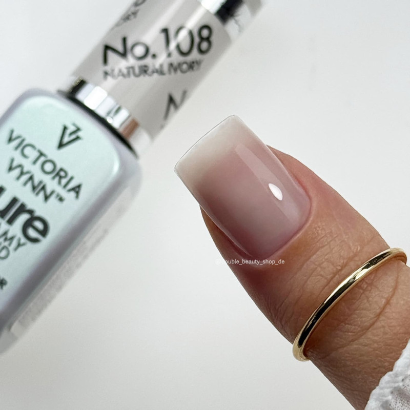 108 Natural Ivory — Gel polish Pure Creamy 8ml VICTORIA VYNN