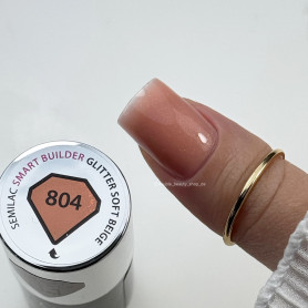 804 GLITTER SOFT BEIGE - Smart Builder Base Coat 8in1 7ml... 2