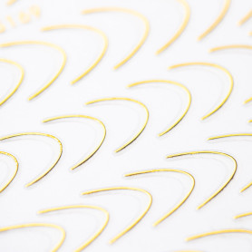 Gold - FRENCH FOIL Aufkleber 2