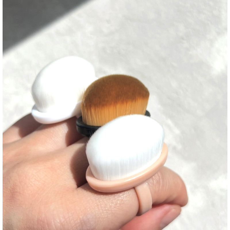 White - STAUBPINSEL Ringform-STAUBPINSEL UND ANDERE-Double Beauty Shop