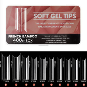 French Bamboo - Soft gel Tips 400 Stk NailArt