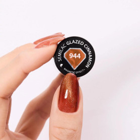 944 Glazed Cinnamon - Cat Eye UV Nagellack 7ml Semilac 2