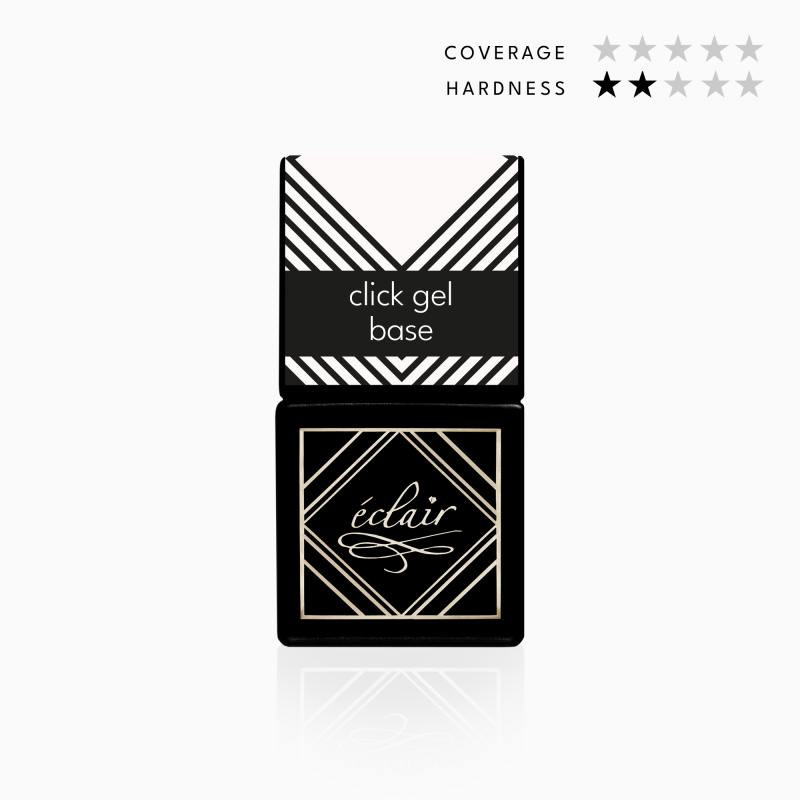 CLEAR - CLICK GEL BASE Coat 7ml ECLAIR
