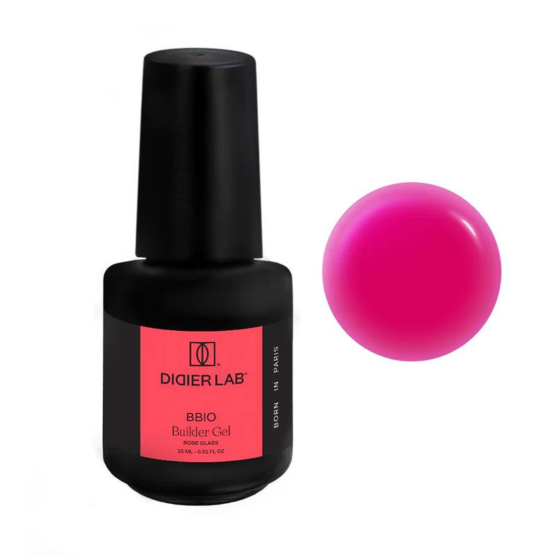 Rose Glass - BUILDER BOTTLE GEL BBIO (OHNE HEMA) 15 ml Didier Lab