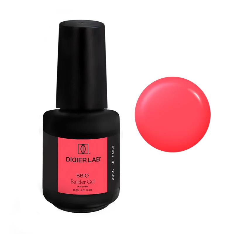 Love Red - BUILDER BOTTLE GEL BBIO (OHNE HEMA) 15 ml Didier Lab