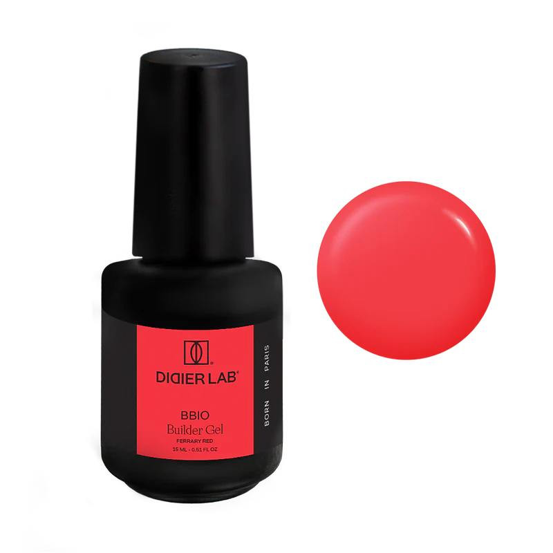 Ferrary Red - BUILDER BOTTLE GEL BBIO (OHNE HEMA) 15 ml Didier Lab