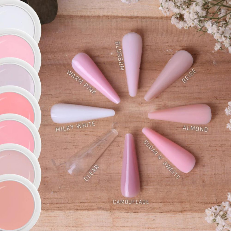 Warm Pink - NO FILE Builder Gel (15ml, 50ml) LYNIS NAILS-Online-Shop-Double Beauty Shop